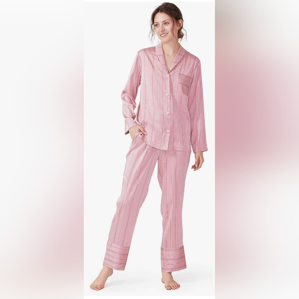 Satin pajamas